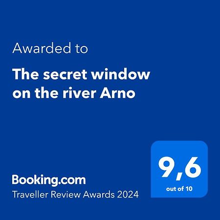 The Secret Window On The River Arno Florencia Exterior foto